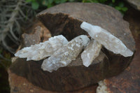 Natural Drusy Quartz Coated Calcite Crystals  x 12 From Alberts Mountain, Lesotho - Toprock Gemstones and Minerals 