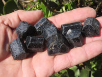 Natural Alluvial Schorl / Black Tourmaline Crystals - sold per kg - From Zimbabwe - TopRock