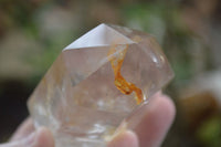 Polished Golden Limonite Veiled Clear Quartz Points  x 4 From Madagascar - TopRock