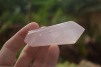 Polished Gemmy Double Terminated Rose Quartz Points x 12 From Ambatondrazaka, Madagascar - TopRock