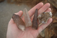 Natural Smokey Quartz Points & Clusters - Sold per 1 kg - From Erongo, Namibia - TopRock