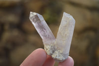 Natural Mini Amethyst Crystals  x 12 From Chiredzi, Zimbabwe