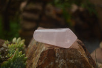 Polished Gemmy Double Terminated Rose Quartz Points x 12 From Ambatondrazaka, Madagascar - TopRock