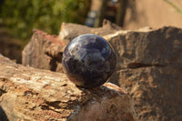 Polished Purple Mica Lepidolite Spheres  x 4 From Madagascar - TopRock