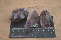 Natural Window Amethyst Crystal Specimens  x 12 From Chiredzi, Zimbabwe