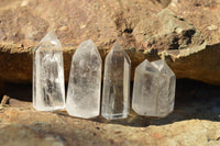 Polished Clear Quartz Crystal Points x 24 From Madagascar - TopRock