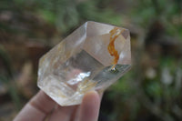 Polished Golden Limonite Veiled Clear Quartz Points  x 4 From Madagascar - TopRock