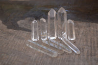 Polished A Grade Clear Quartz Crystal Points - Sold per (0.90g - 14 per pack) - From Madagascar - Toprock Gemstones and Minerals 