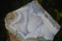 Natural Blue Lace Agate Geode Specimens  x 4 From Nsanje, Malawi