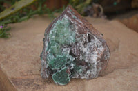 Natural Drusy Coated Ball  Malachite On Dolomite Specimens x 2 From Likasi, Congo