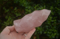 Polished Gemmy Pink Rose Quartz Flames  x 2 From Ambatondrazaka, Madagascar - TopRock