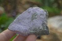 Natural Medium Purple Stichtite & Green Serpentine Cobbed Pieces  - Sold per 2 kg (10-14 pieces) - From Barberton, South Africa - TopRock