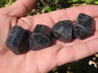 Natural Alluvial Schorl / Black Tourmaline Crystals - sold per kg - From Zimbabwe - TopRock