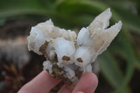 Natural Drusy Quartz Coated Calcite Crystals  x 12 From Alberts Mountain, Lesotho - Toprock Gemstones and Minerals 