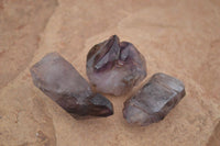 Natural Window Amethyst Crystal Specimens  x 12 From Chiredzi, Zimbabwe