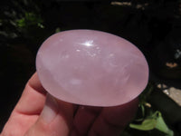 Polished Highly Selected Rose Quartz Palm Stones / Gallets - sold per kg - From Antsirabe, Madagascar - TopRock