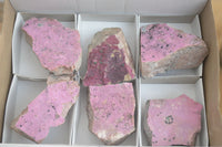 Natural Pink Salrose Cobaltion Dolomite Specimens  x 6 From Kakanda, Congo