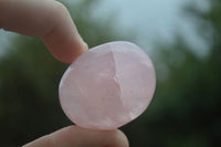 Polished Gemmy Pink Rose Quartz Palm Stones  x 20 From Madagascar - Toprock Gemstones and Minerals 