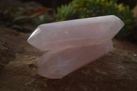 Polished Double Terminated Pink Rose Quartz Points  x 4 From Ambatondrazaka, Madagascar - TopRock