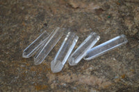 Polished A Grade Clear Quartz Crystal Points - Sold per (0.90g - 14 per pack) - From Madagascar - Toprock Gemstones and Minerals 