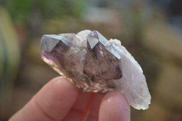 Natural Mini Amethyst Crystals  x 12 From Chiredzi, Zimbabwe