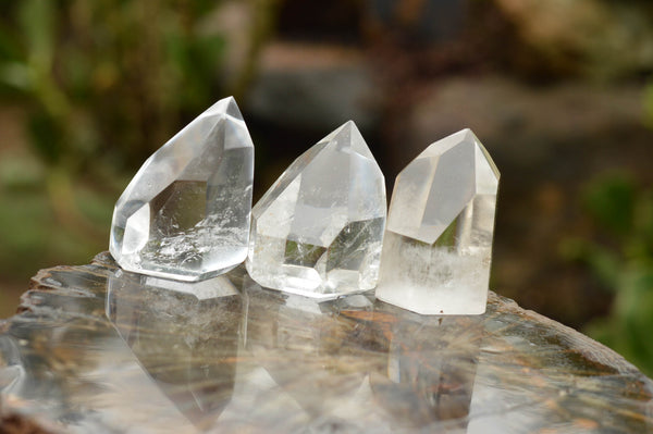 Polished Clear Quartz Crystal Points x 24 From Madagascar - TopRock