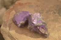 Natural Selected Rough Purpurite Specimens  x 12 From Uis, Namibia - TopRock