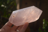 Polished Double Terminated Pink Rose Quartz Points  x 4 From Ambatondrazaka, Madagascar - TopRock