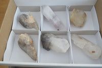 Natural Large Mixed Brandberg Quartz Crystals x 6 From Brandberg, Namibia