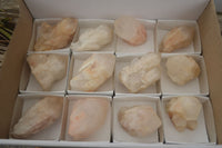 Natural Highly Selected Pineapple Candle Quartz Crystals  x 12 From Madagascar - Toprock Gemstones and Minerals 