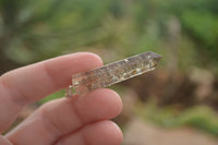 Polished Packaged Hand Crafted Resin Pendant with Smokey Quartz Chips - sold per piece - From Bulwer, South Africa - TopRock