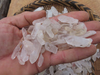 Natural Mine Run Optic to Semi Optic Larger Quartz Crystals - sold per kg - From Madagascar - TopRock