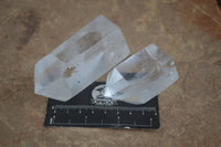 Polished Golden Limonite Veiled Clear Quartz Points  x 4 From Madagascar - TopRock