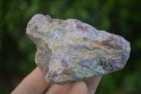 Natural Medium Purple Stichtite & Green Serpentine Cobbed Pieces  - Sold per 2 kg (10-14 pieces) - From Barberton, South Africa - TopRock