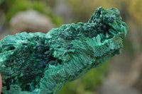 Natural Chatoyant Silky Malachite Specimens  x 2 From Kasompe, Congo - TopRock