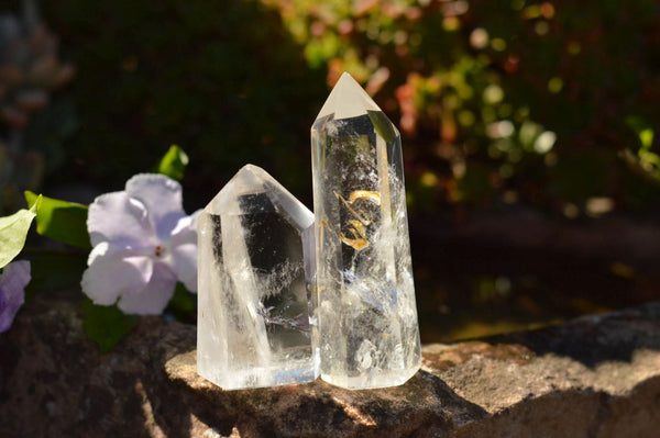 Polished Clear Quartz Crystal Points x 24 From Madagascar - TopRock