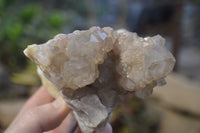 Natural Cascading Smokey Quartz Clusters x 3 From Luena, Congo