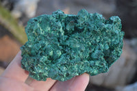 Natural Chatoyant Silky Malachite Specimens  x 3 From Kasompe, Congo