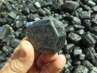 Natural Alluvial Schorl / Black Tourmaline Crystals - sold per kg - From Zimbabwe - TopRock