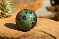 Polished Stromatolite / Kambamba Jasper Spheres  x 4 From Katsepy, Madagascar - TopRock