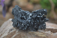 Natural Medium Sized Schorl / Black Tourmaline Specimens x 6 From Erongo, Namibia