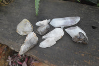 Natural Large Mixed Brandberg Quartz Crystals x 6 From Brandberg, Namibia