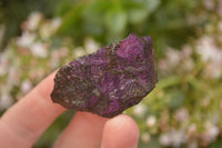 Natural Metallic Purpurite Cobbed Specimens x 18 From Erongo, Namibia