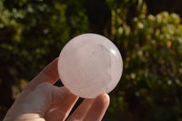 Polished Rare Blue Rose Quartz Spheres With Asterisms  x 4 From Madagascar - TopRock