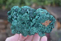 Natural Chatoyant Silky Malachite Specimens  x 3 From Kasompe, Congo