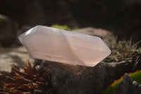 Polished Double Terminated Pink Rose Quartz Points  x 4 From Ambatondrazaka, Madagascar - TopRock