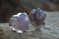 Natural Smokey Skeletal Amethyst Crystals  x 6 From Chiredzi, Zimbabwe