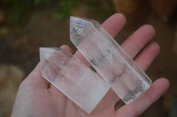 Polished Clear Quartz Crystal Points  x 6 From Madagascar