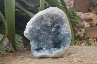 Natural Blue Celestite Geode Specimen  x 1 From Sakoany, Madagascar