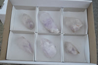 Natural Brandberg Amethyst Quartz Crystals  x 6 From Namibia - Toprock Gemstones and Minerals 